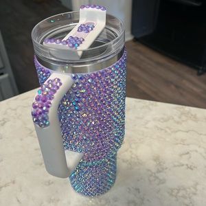 Blinged out 40oz Stanley for that girl ( or guy) that’s just “extra”.